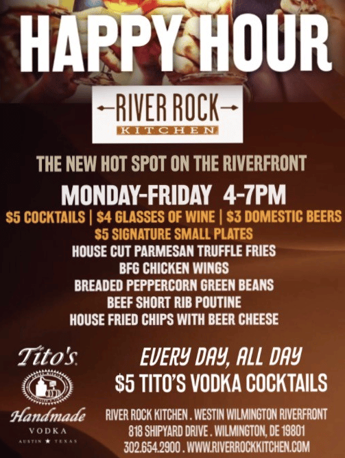 Happy Hour Deals at River Rock Kitchen