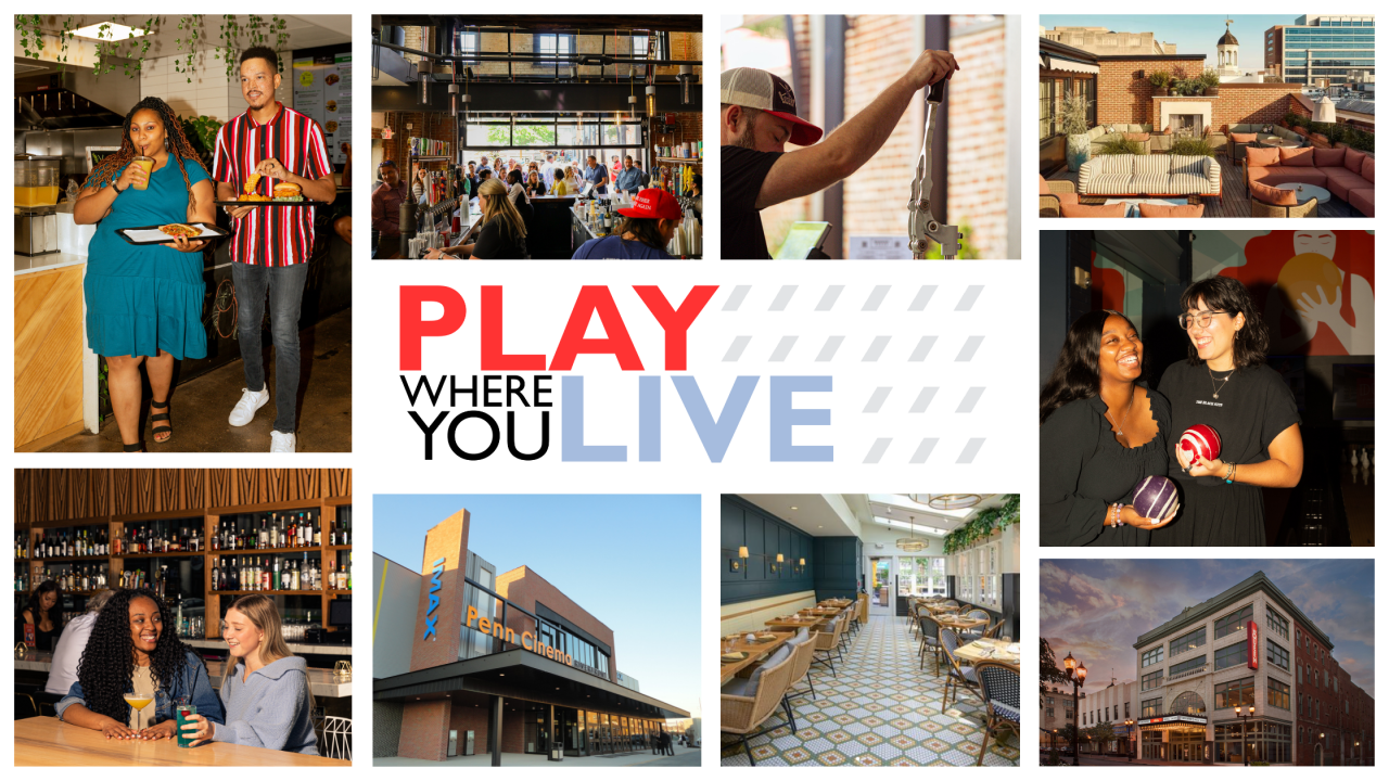 Play where you live Resident Perk for residents at The Residences at Justison Landing in Wilmington Delaware